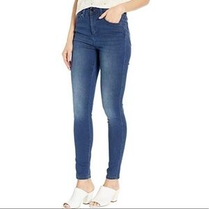 Seven7 Skinny Rise Skin Fit Denim Jeans Blue